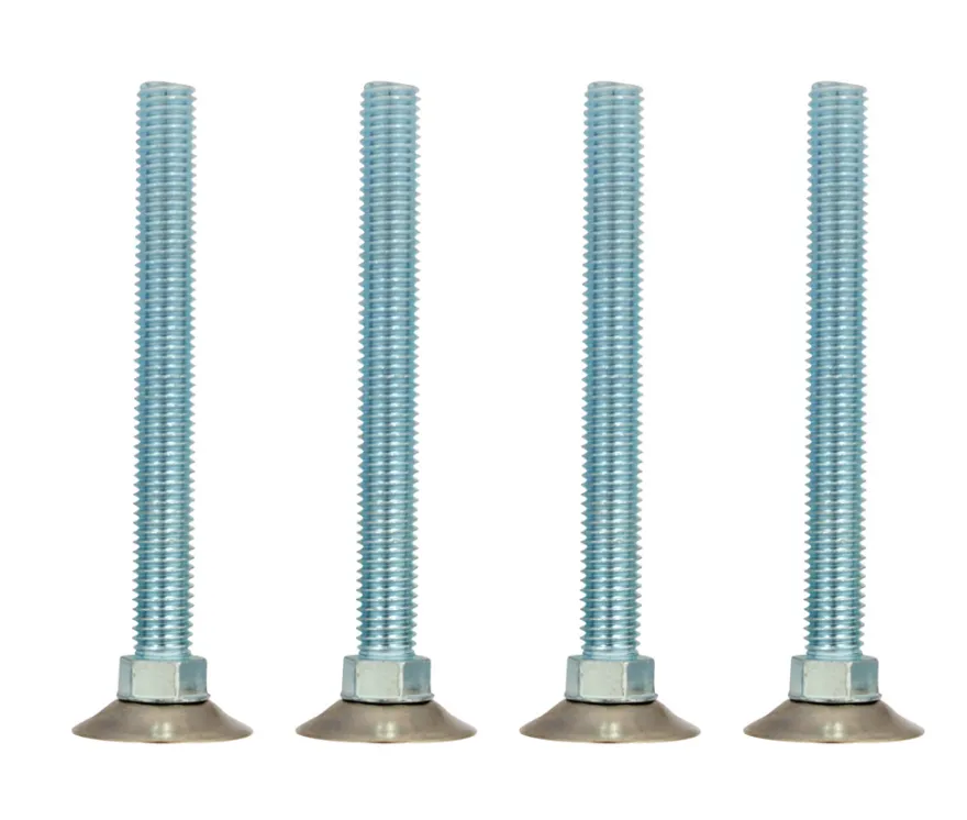 Stilleskruer til bordben 105/90 x 10 mm 4 stk.