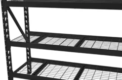 Stålreol 4 hylder sort 196 x 183 x 61 cm - Probuilder