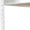 Stålreol galv. m/5 hylder - 120 x 180 x 60 cm