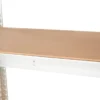 Stålreol galv. m/5 hylder - 90 x 180 x 45 cm