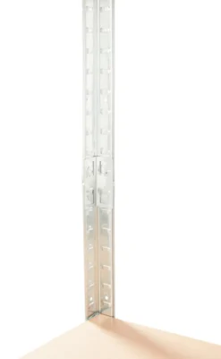 Stålreol galv. m/4 hylder - 90 x 190 x 40 cm