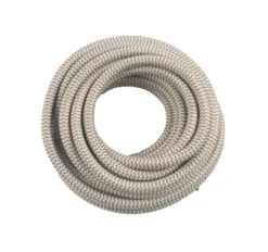 Stofledning brun/hvid 2 x 0,75mm² 5 meter - Elworks
