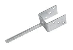Stolpebærer galvaniseret U75 x 60 x 300 mm