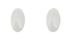 TARGET® håndklædekrog oval plast large 2 stk.