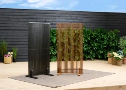 Terrasseafskærmning New York sort akacie - Sunlife®