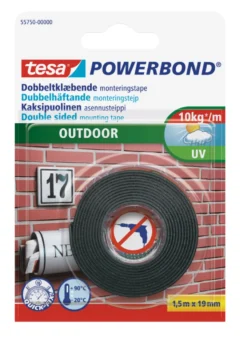 tesa® Powerbond Outdoor monteringstape 19 mm x 1,5 m