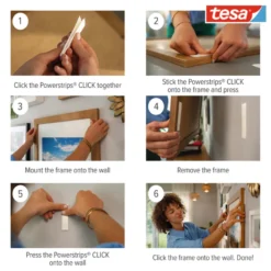 tesa® Powerstrips Click Medium 4 par