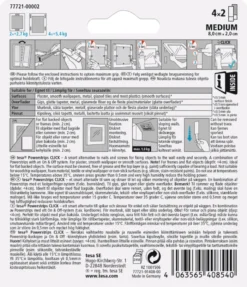 tesa® Powerstrips Click Medium 4 par