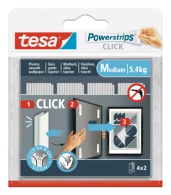 tesa® Powerstrips Click Medium 4 par