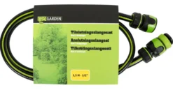 Tilslutningsslangesæt til slangevogn 1,5 meter - Garden®