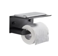 Toiletpapirholder m/hylde - REN
