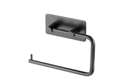 Toiletpapirholder selvklæbende sort - REN