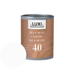 Træ & Metal 40 hvid 0,75 liter - LUXI®