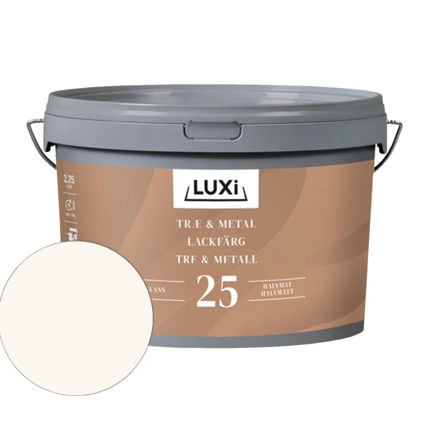 Træ & Metal 25 hvid 2,25 liter - LUXI®