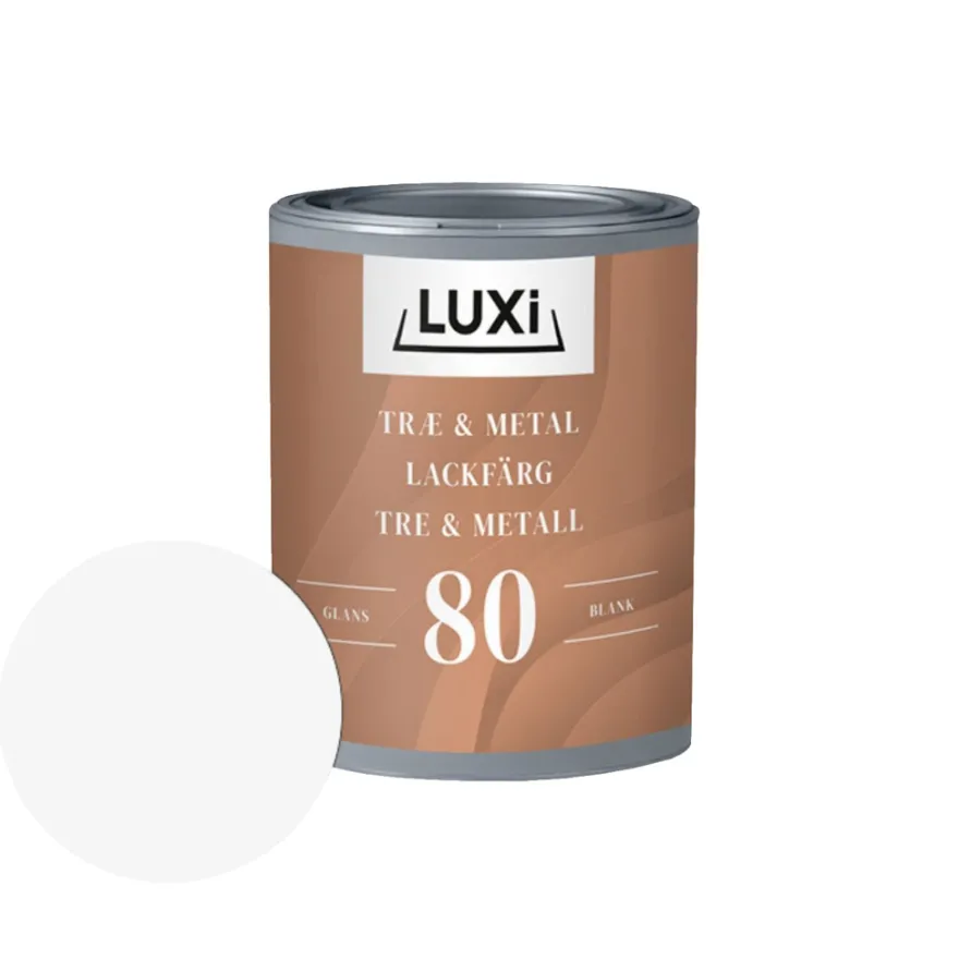 Træ & Metal 80 hvid 0,75 liter - LUXI®
