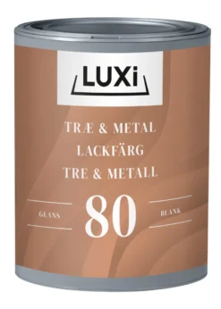 Træ & Metal 80 hvid 0,75 liter - LUXI®
