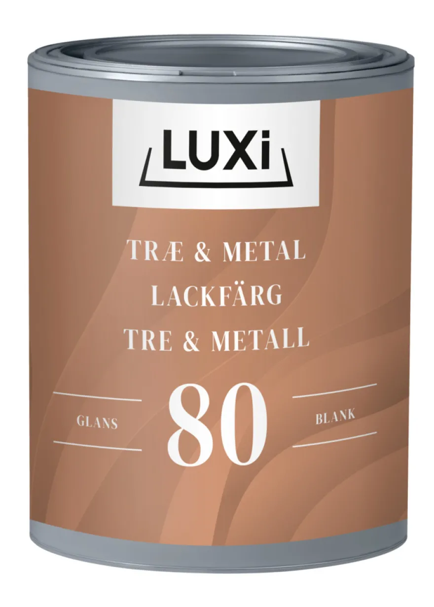 Træ & Metal 80 hvid 0,75 liter - LUXI®