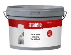 Træ & Metal 40 hvid maling 2,25 liter - Stabile®