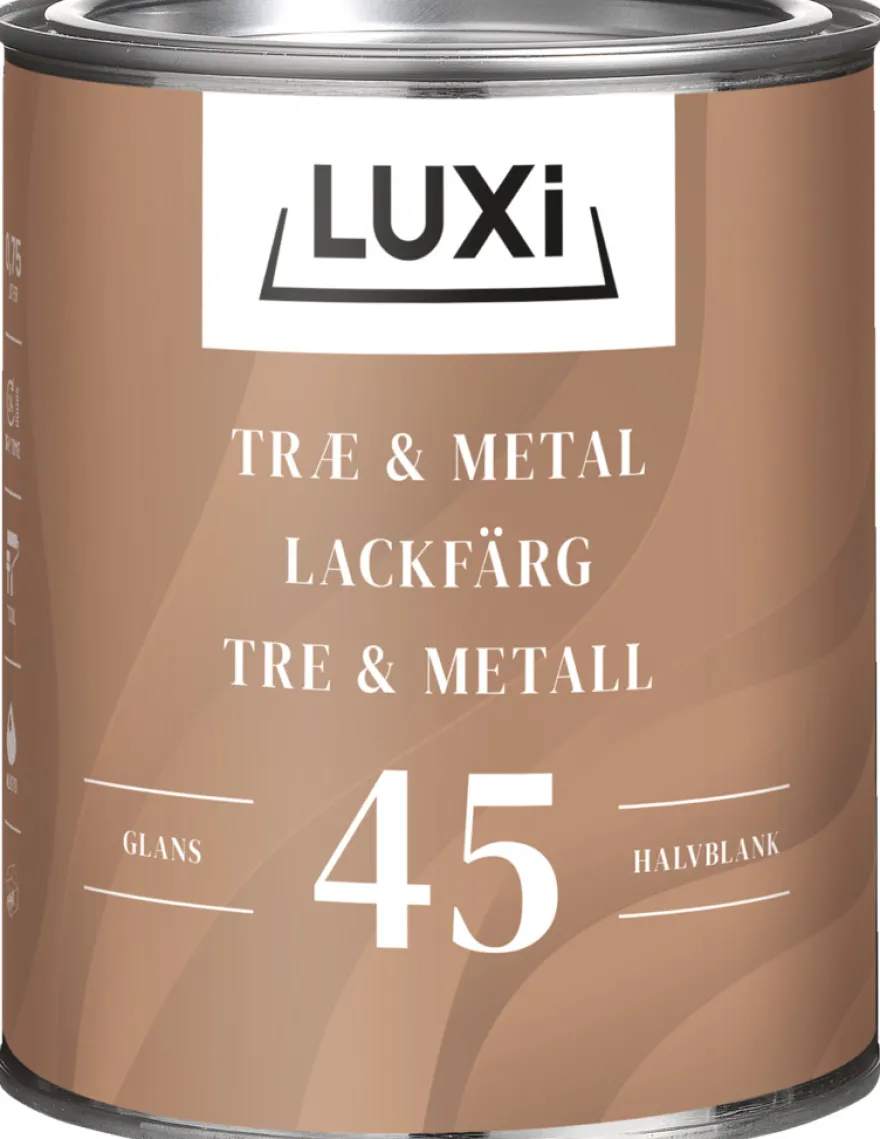 Træ & Metal 45 hvid olie 0,75 liter - LUXI®