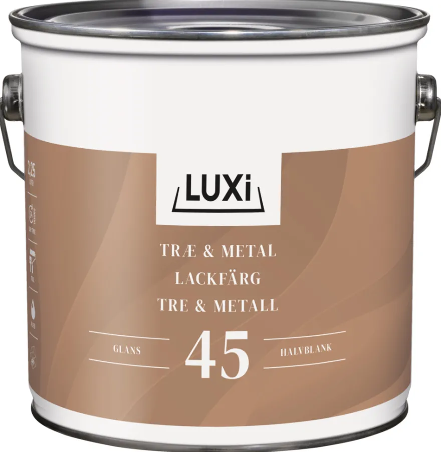 Træ & Metal 45 hvid olie 2,25 liter - LUXI®