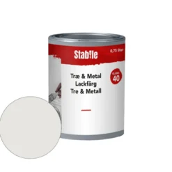 Træ & Metal 40 modehvid maling 0,75 liter - Stabile®