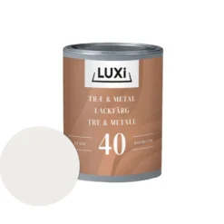 Træ & Metal 40 renhvid (RAL 9010) 0,75 liter - LUXI®