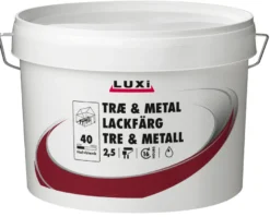 Træ & Metal 40 renhvid (RAL 9010) 2,25 liter - LUXI®