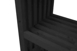 Tralle plantebord sort 115 x 32 x 80 cm