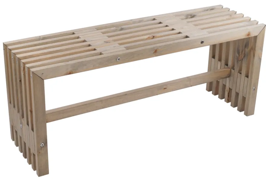 Trallebænk Savannah rustik 110 x 32,5 cm - Sunlife®