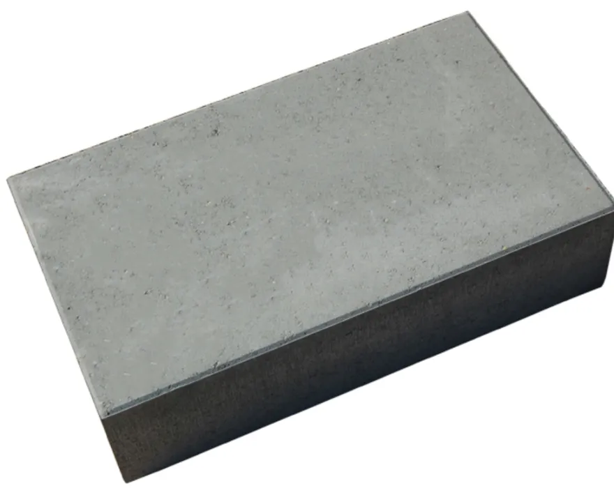Trappetrin sten grå 60 x 35 x 15 cm