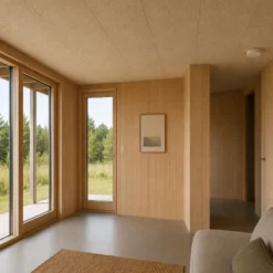 Træbeton K5 natur 600 x 1200 mm