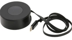 Trådløs oplader m/USB-C-udtrækskabel