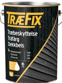 TræFix® træbeskyttelse heldækkende stengrå 5 l