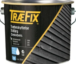 TræFix® træbeskyttelse heldækkende hvid 2,5 liter