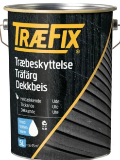 TræFix® træbeskyttelse heldækkende stengrå 5 liter