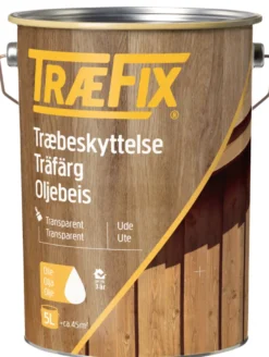 TræFix® træbeskyttelse transparent teakfarvet 5 l