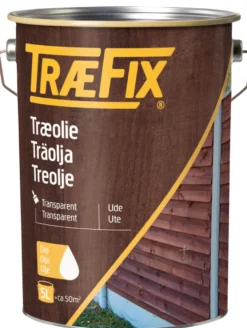 TræFix® træolie transparent 5 liter