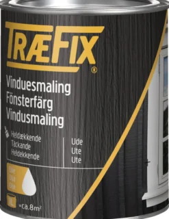 TræFix® vinduesmaling renhvid oliebaseret 1 liter