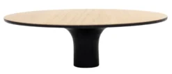 Træknop Ø155 mm egetræ