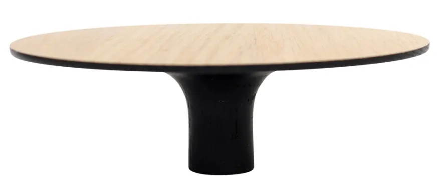 Træknop Ø155 mm egetræ