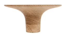 Træknop Ø115 mm egetræ