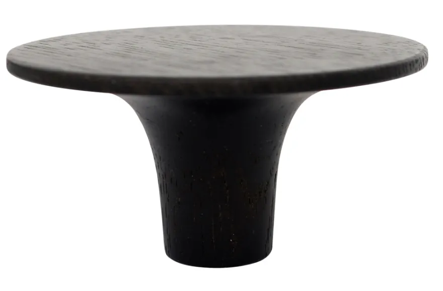 Træknop Ø95 mm sort