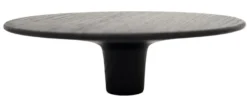 Træknop Ø155 mm sort