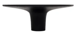 Træknop Ø135 mm sort