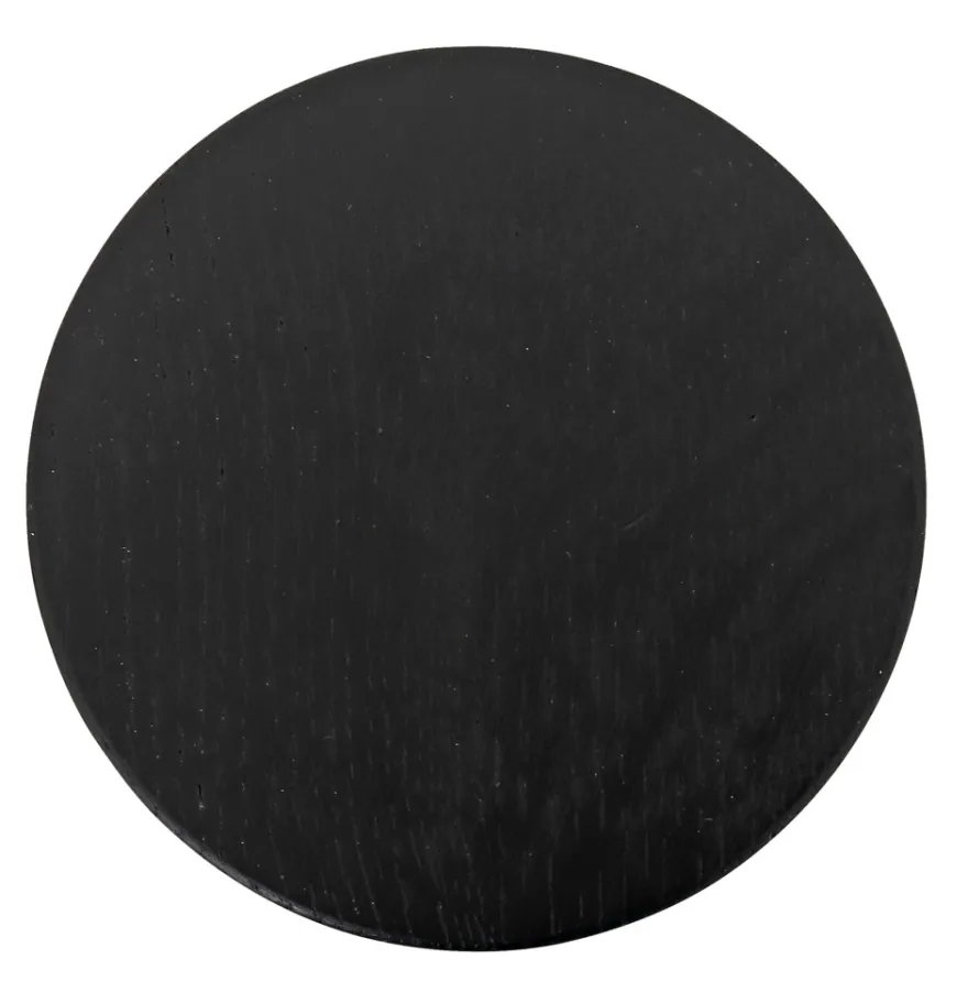 Træknop Ø115 mm sort