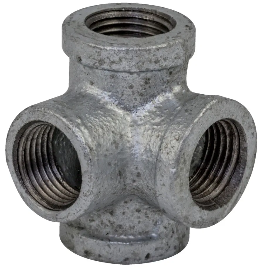 T-stykke galvaniseret hjørne 1/2"