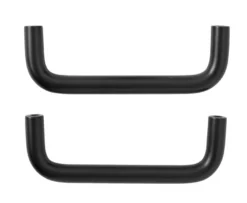 U-bøjlegreb 128 mm sort 2 stk.