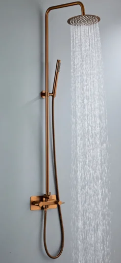 Udebruser kobberfinish kold/varm Ø20 cm