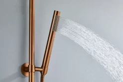 Udebruser kobberfinish kold/varm Ø20 cm