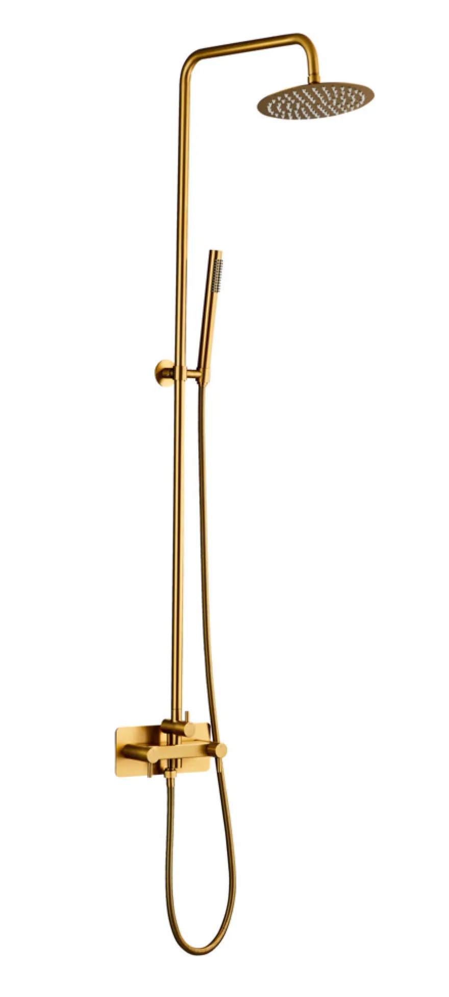 Udebruser messingfinish kold/varm Ø20 cm